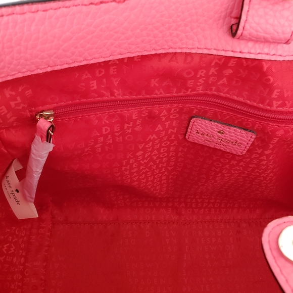 Kate Spade Small Francisca Bridge Place Leather Tote Handbag NWOT - Picture 8 of 16